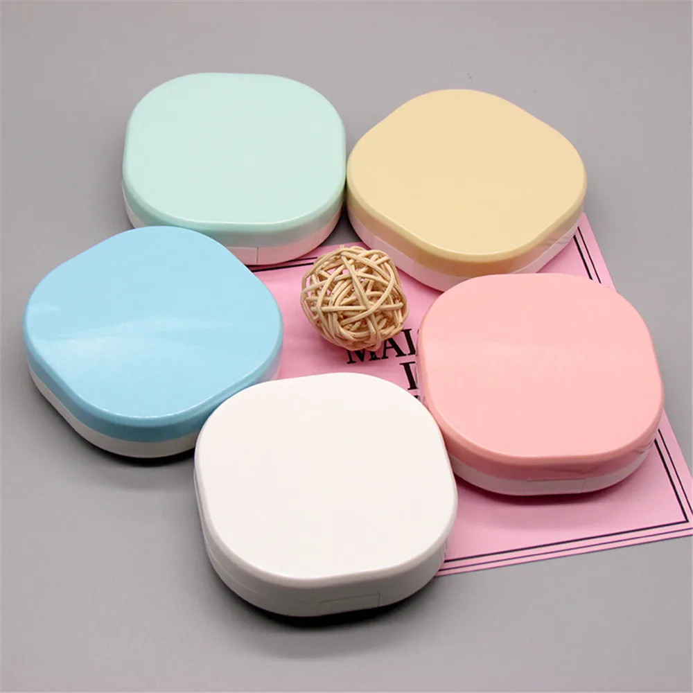 Новое поступление яркие цветные мини Контактные линзы чехол для линз коробка