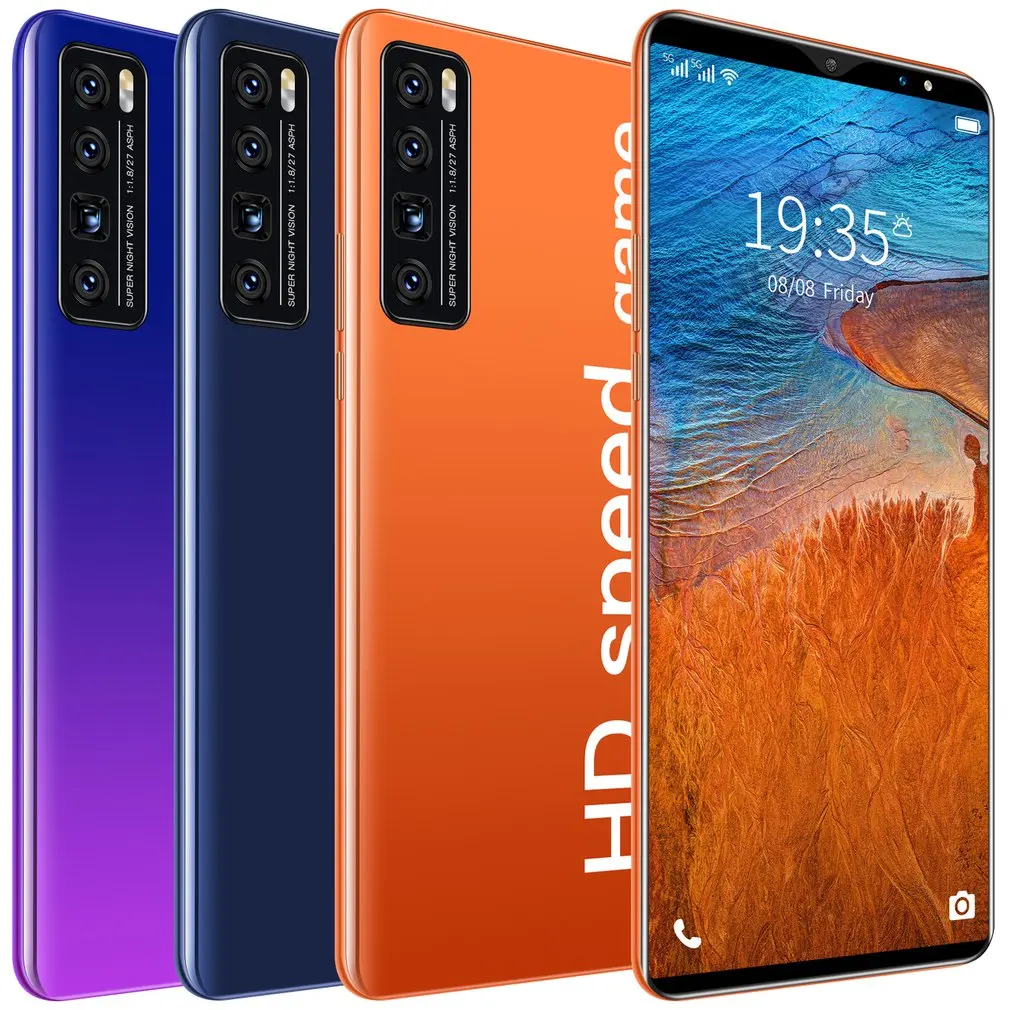 

6.1inch Smartphone Android 512MB + 4G Large Screen Ultra-book Dual SIM Mobile Phone Quad Camera Selfie Camera Cellphone