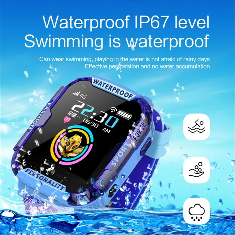 Смарт-часы IP67 4G Wi-Fi HD SIM-карта | Электроника