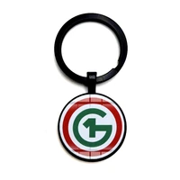 2020 fashionable and attractive 01g keychain fashion simple cartoon glass cabochon alloy keychain collection keychain jewelry