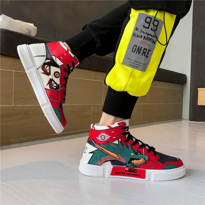 PARZIVAL/обувь из аниме Кроссовки Мужская и женская повседневная обувь для косплея