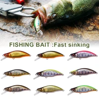 51mm hard fishing bait 4 2g sinking fishing lure high quality crankbait fishing lure for perch with 3d fish eyes fast delivery