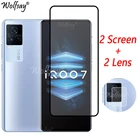 Закаленное стекло с полным покрытием для Vivo iQOO 7, Защита экрана для Vivo iQOO 7 iQOO7, стекло для камеры Vivo iQOO 7, стекло 6,62 дюйма
