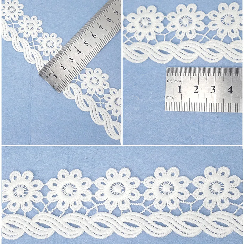 7 ярдов кружево лента тесьма 20-38 мм Отделка ткани свадебные товары на день