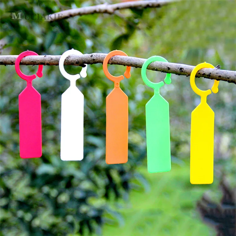 

100Pcs Waterproof Plant Labels Home Flowers Tags Greenhouse Orchard Plastic Plant Tags Garden Tools Reusable Seedling Labels