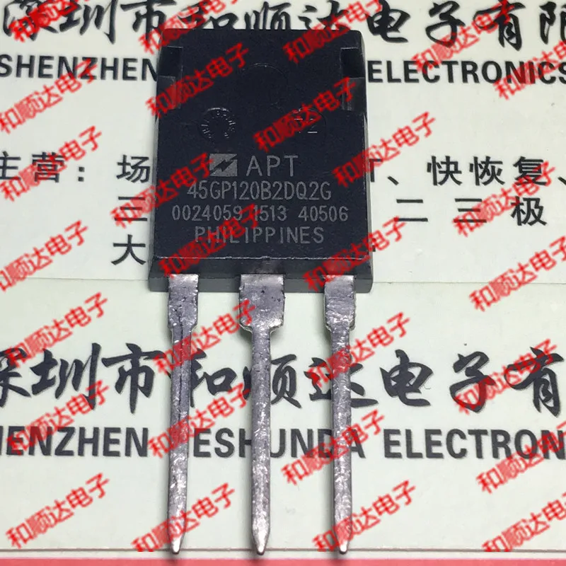 

10 шт./лот APT45GP120B2DQ2G, новый запас TO-247 IGBT1200V 113A