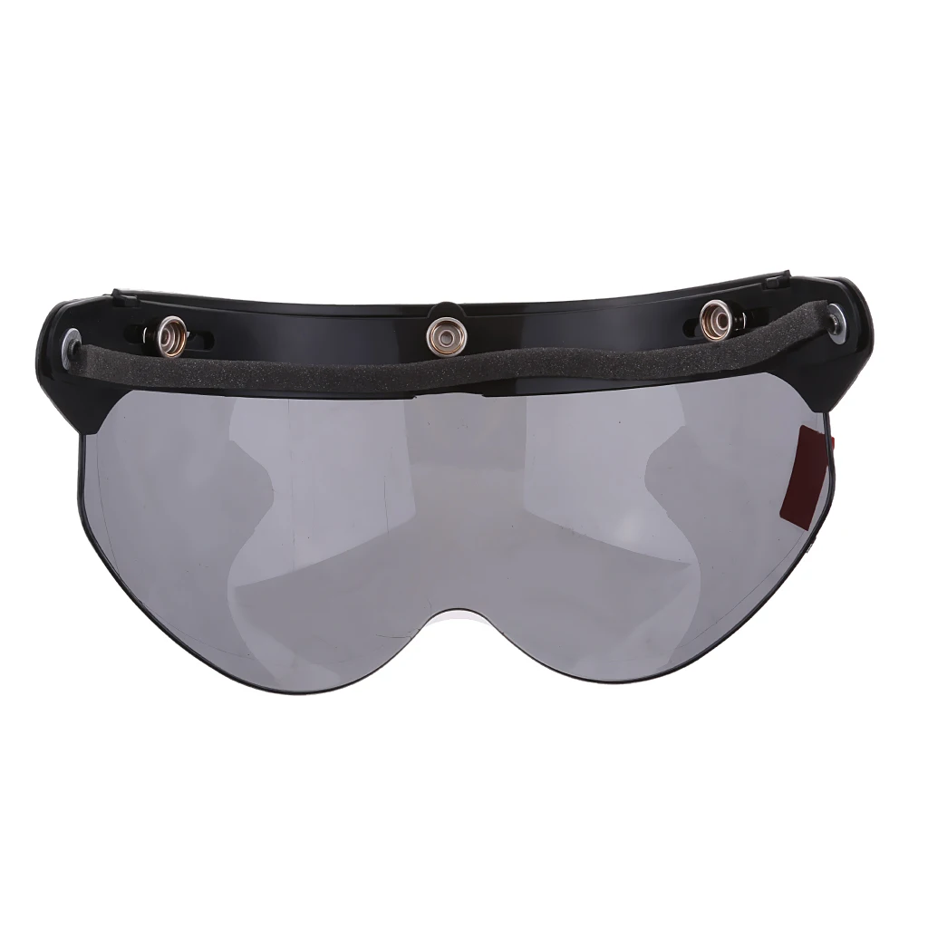 

3 Snap Open Face Up Visor Faceshield for Motorcycle Replace Assembly