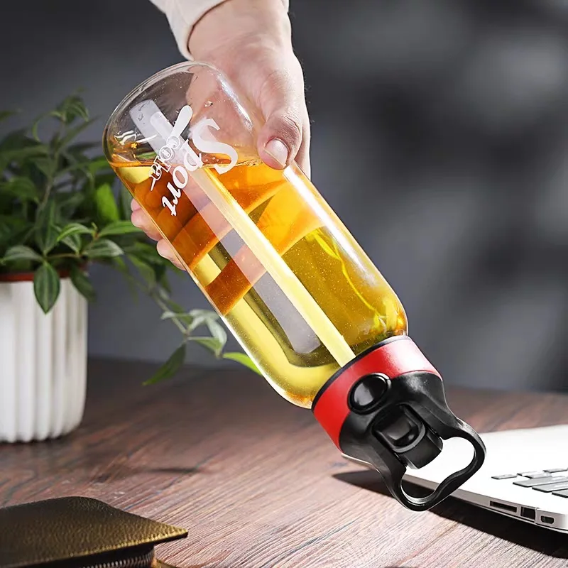 Новый дизайн стеклянной бутылки для воды дорожная посуда напитков портативная