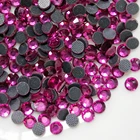 Стразы с блестками AAA, качество ss4-ss30, кристаллы для горячей фиксации, шитье стразами и тканевые Стразы для дизайна ногтей