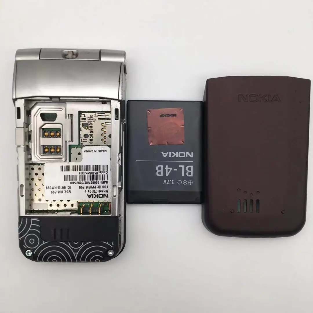 nokia 7510 supernova refurbished original unlocked 7510 double screen mobile phone refurbished phone free shipping free global shipping