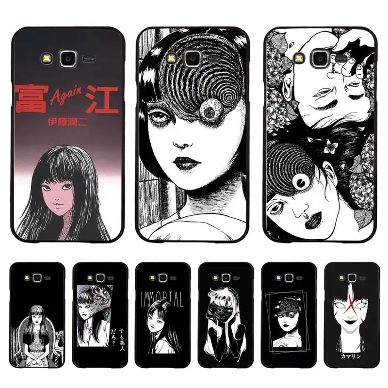 

Horror comic junji ito Tomie Tees Phone Case For Samsung Galaxy J4plus J6 J5 J72016 J7prime cover for J7Core J6plus