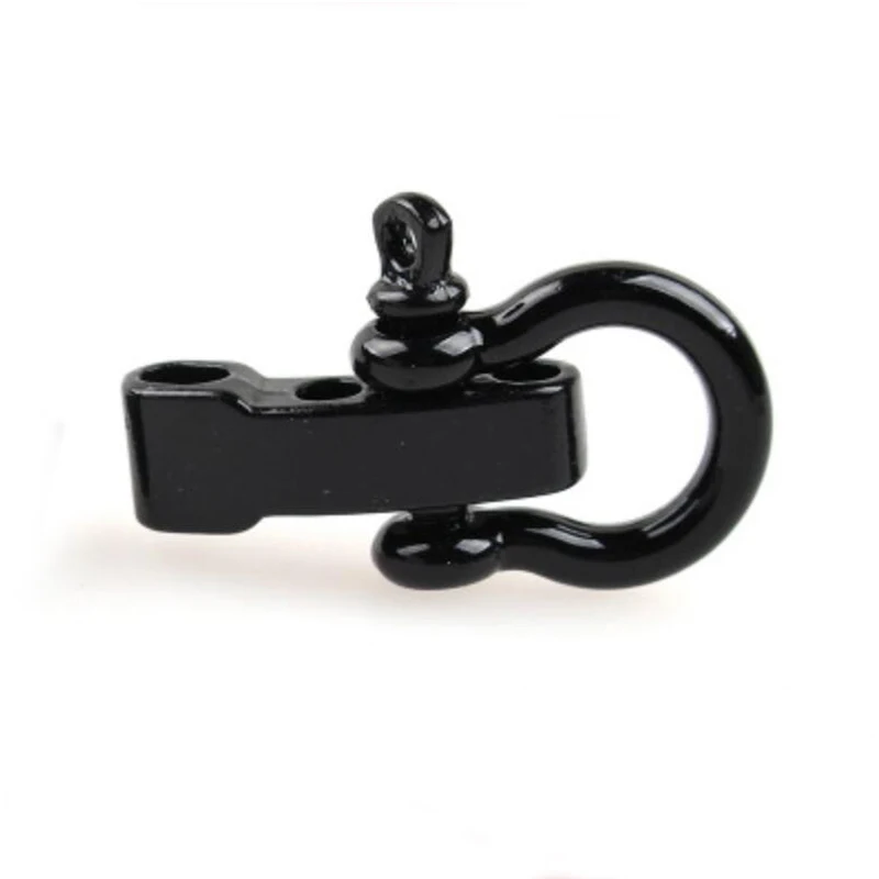 

2pcs Stainless steel Adjustable U Shape & O Shape Anchor Shackle Outdoor Sports Survival Rope Paracord Bracelet Buckle Accessory