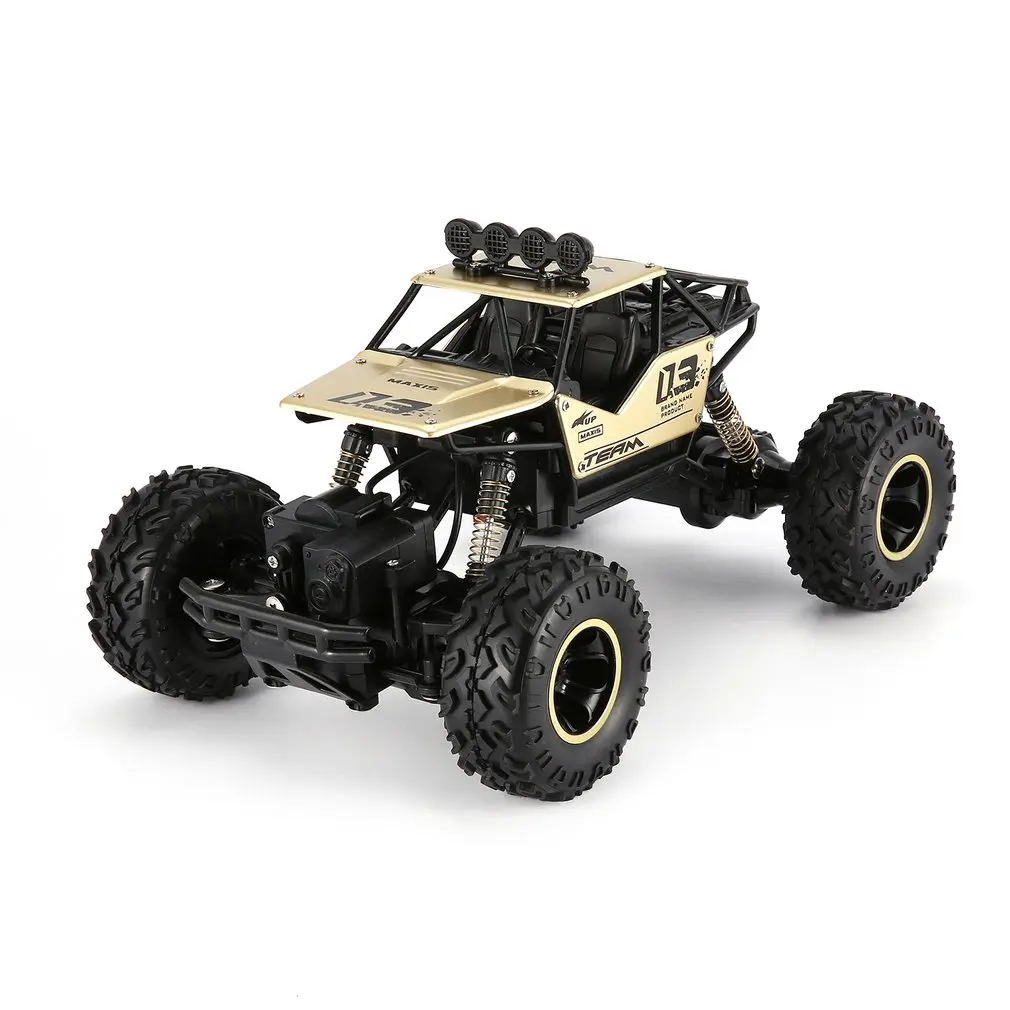 1/16 2 4 GHz сплав корпус Рок Гусеничный 4WD двойные моторы внедорожный пульт
