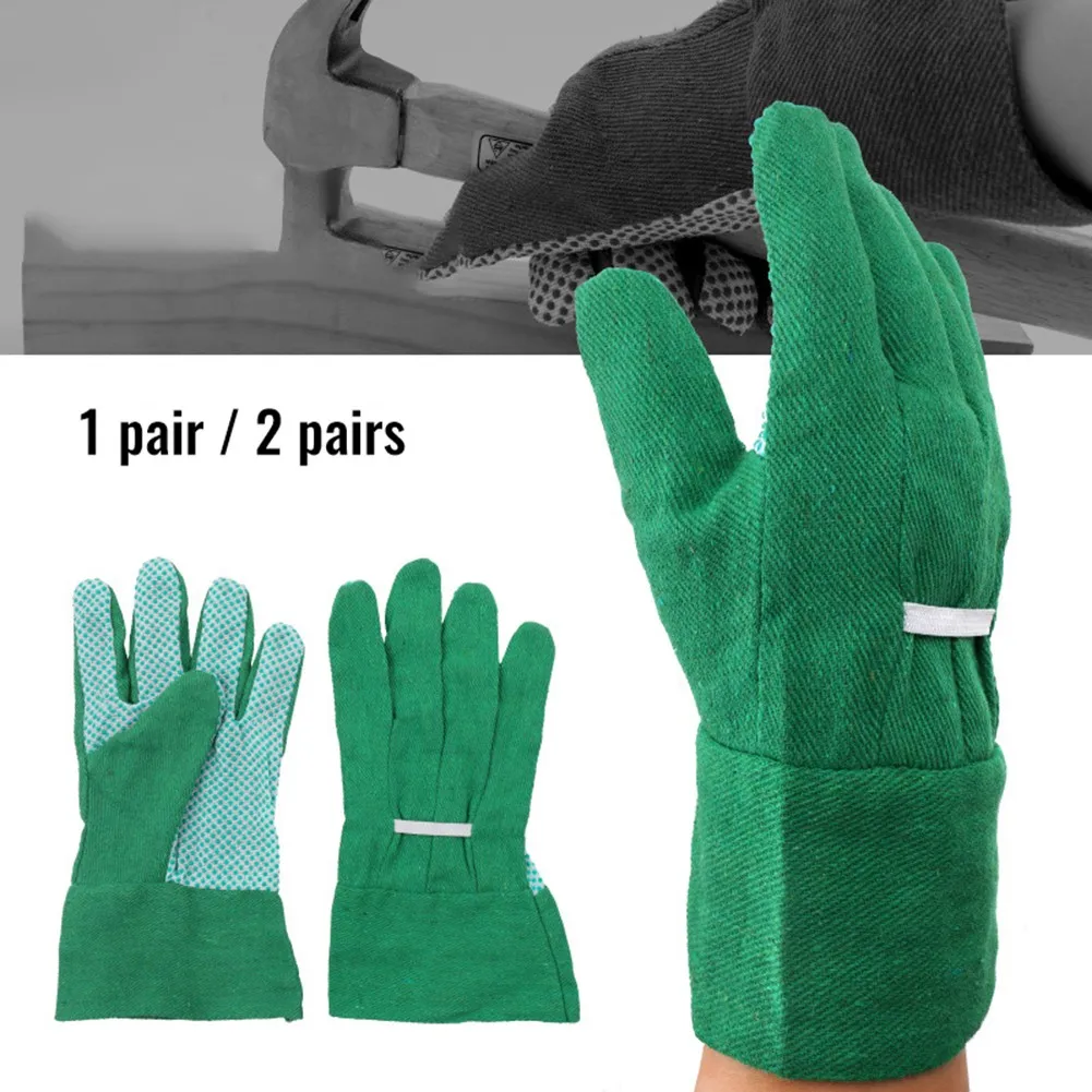 

1/2pair Of Garden Gloves Anti-slip Gardening Gloves Ladies Mens Heavy Duty Rigger Grip Outdoor