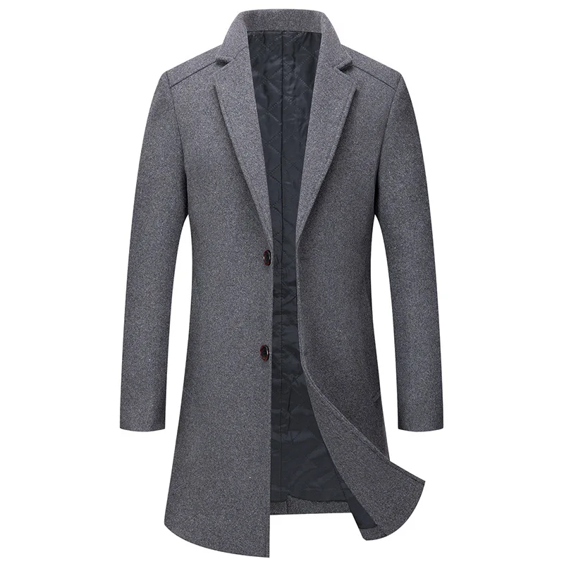 

new The 2020 han edition men's cloth coat wash and wear cotton wool coat cultivate morality men's wool jacket wholesale