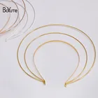 Новое поступление BoYuTe (10 шт.лот) 21 см трехслойная Металлическая корона тиара основа искусственные материалы
