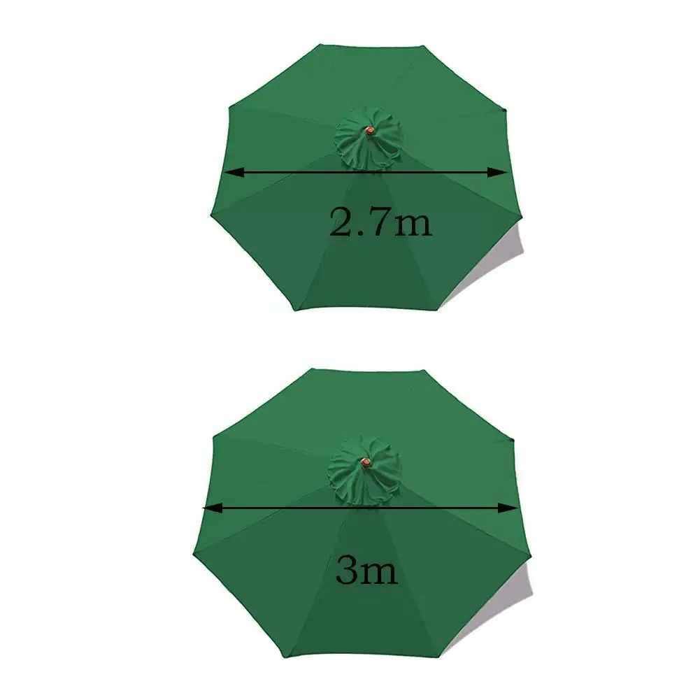 Водонепроницаемый тканевый зонт для улицы 3 метра садовый с консолью банановый