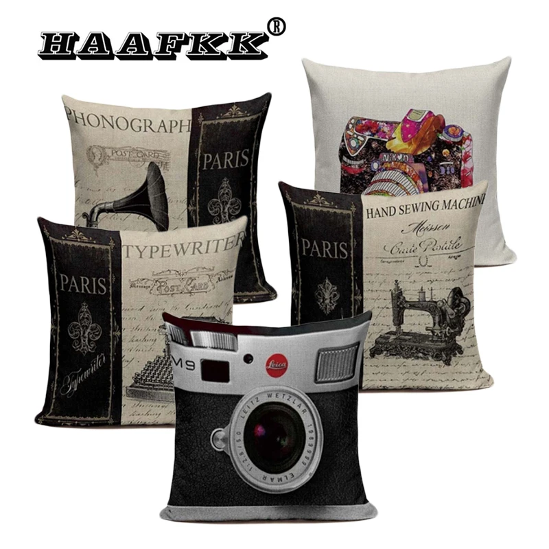 Классический Декоративный чехол для диванной подушки в винтажном стиле с