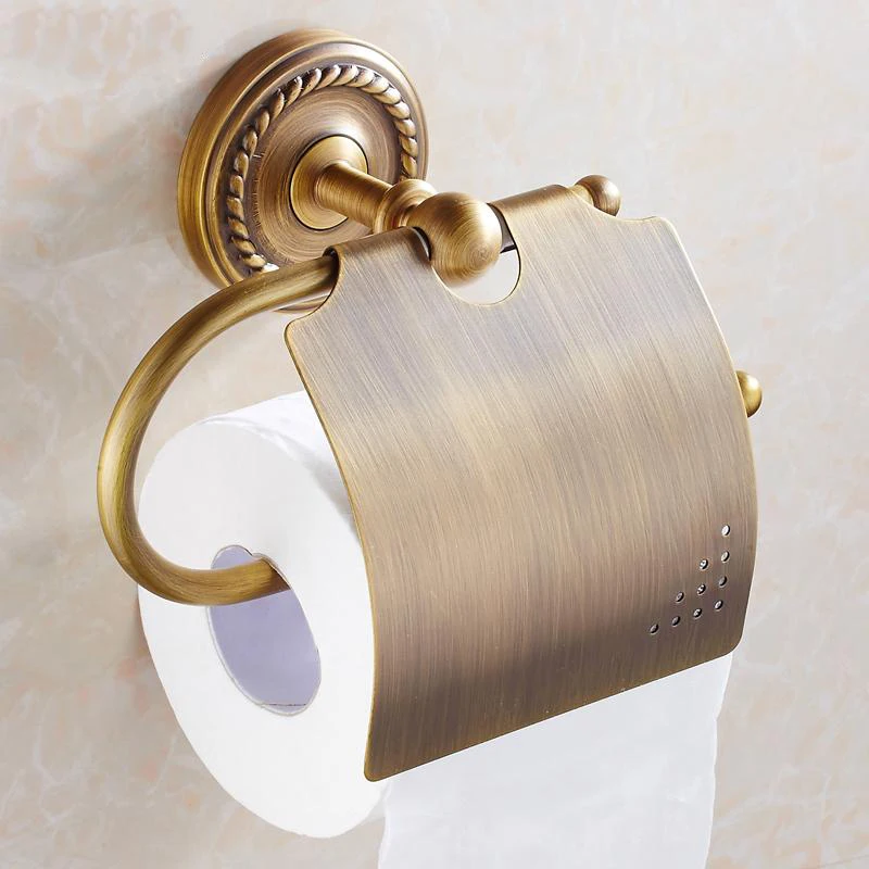 Античная матовая медная основа для ванной комнаты посуда полка банных полотенец