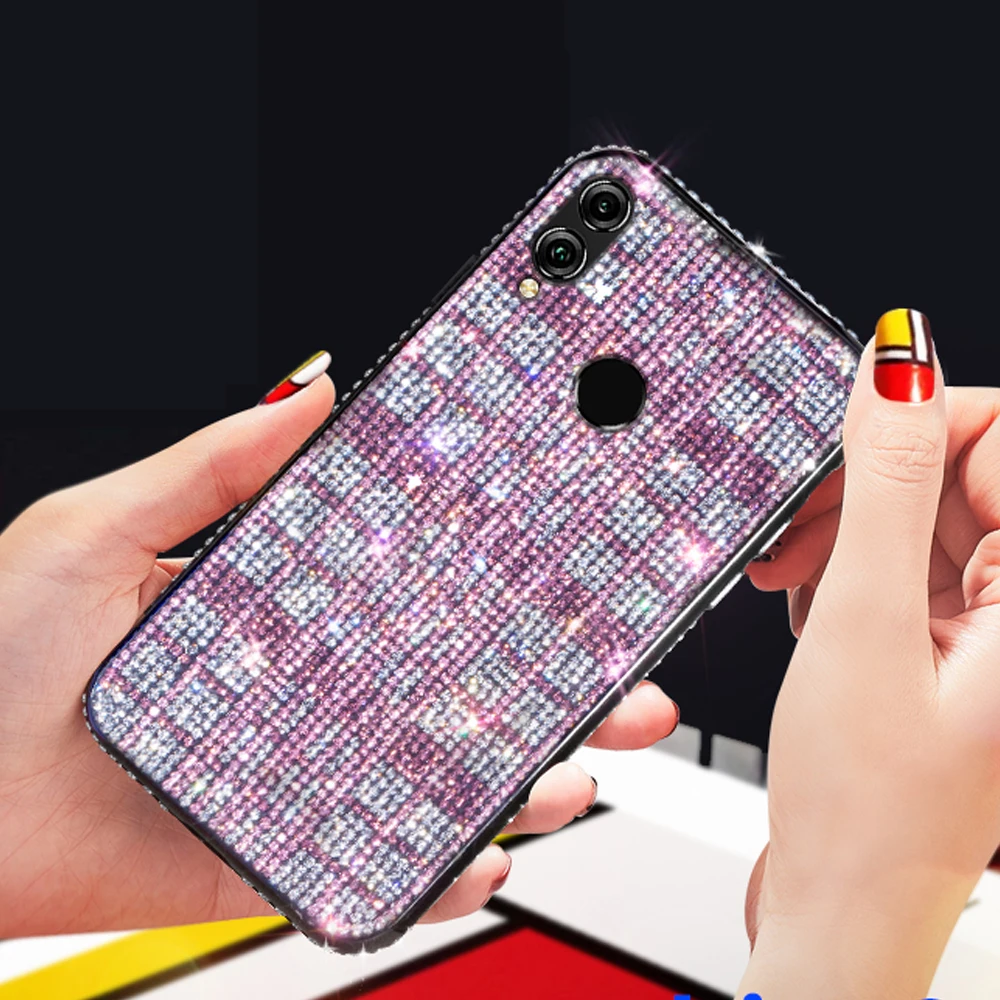 YueTuo Блестящий Алмазный чехол для телефона huawei y9 2019 2018 y 9 mate 30 pro lite mate30 силиконовые