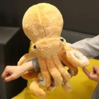 Креативные реалистичные плюшевые игрушки в виде осьминога, морские животные, мягкие куклы, Подушка для спины, детские подарки на день рождения, реквизит для фотосъемки