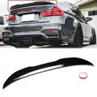 Спойлер задний для BMW серии 3 F30 F80 MPS, черный глянцевый спойлер для багажника