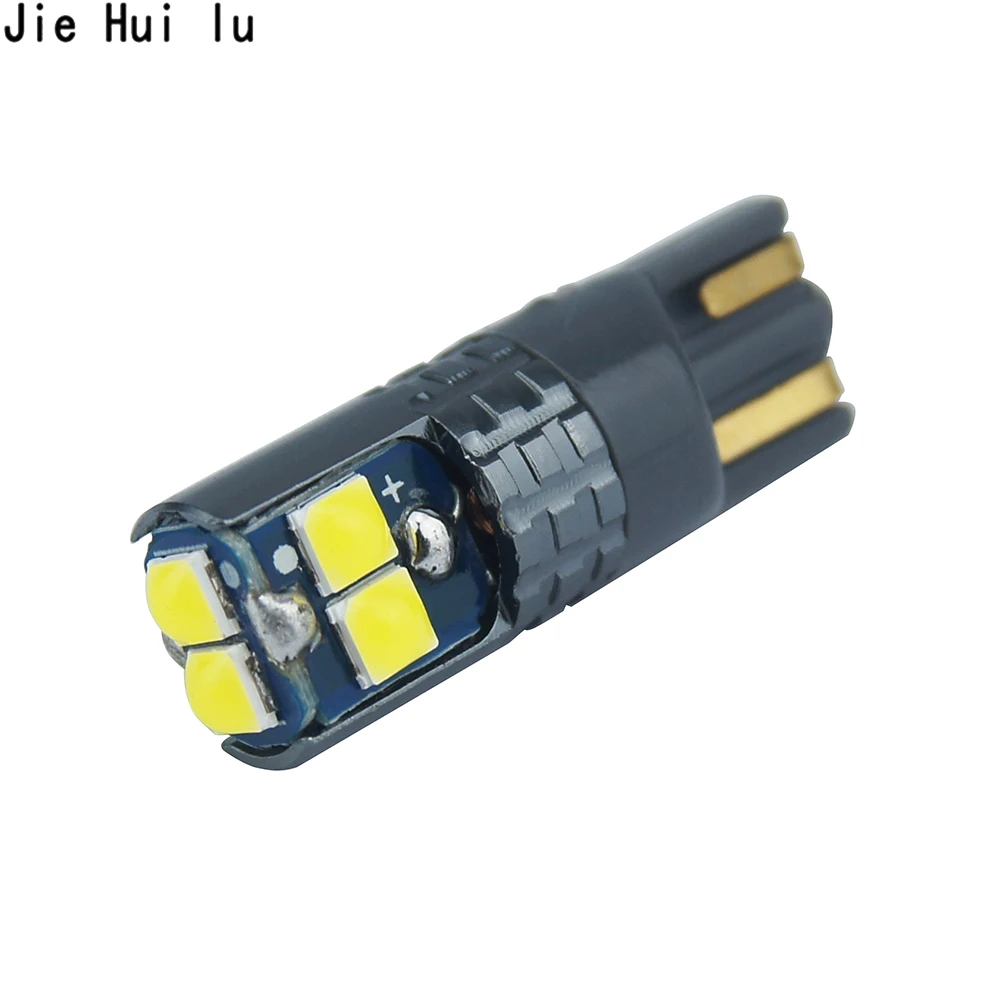 

1pcs Car T10 LED Canbus W5W 3030 10SMD 12V-24V 194 168 Auto LED Car Interior Light plate Dome Reading Lamp Clearance Light 10W
