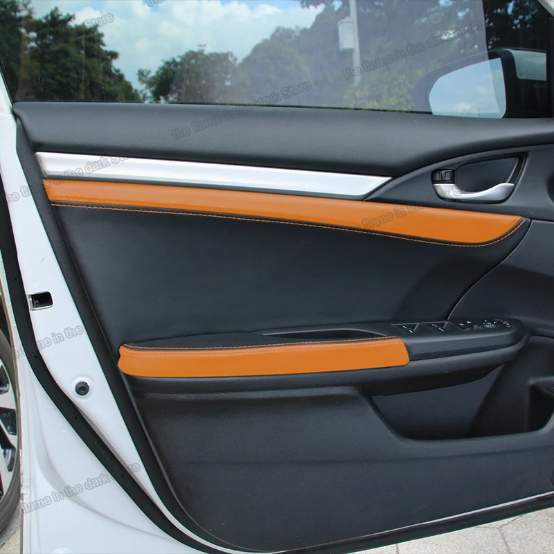 Lsrtw2017 авто-Стайлинг кожаные сандалии-гладиаторы двери автомобиля подлокотника