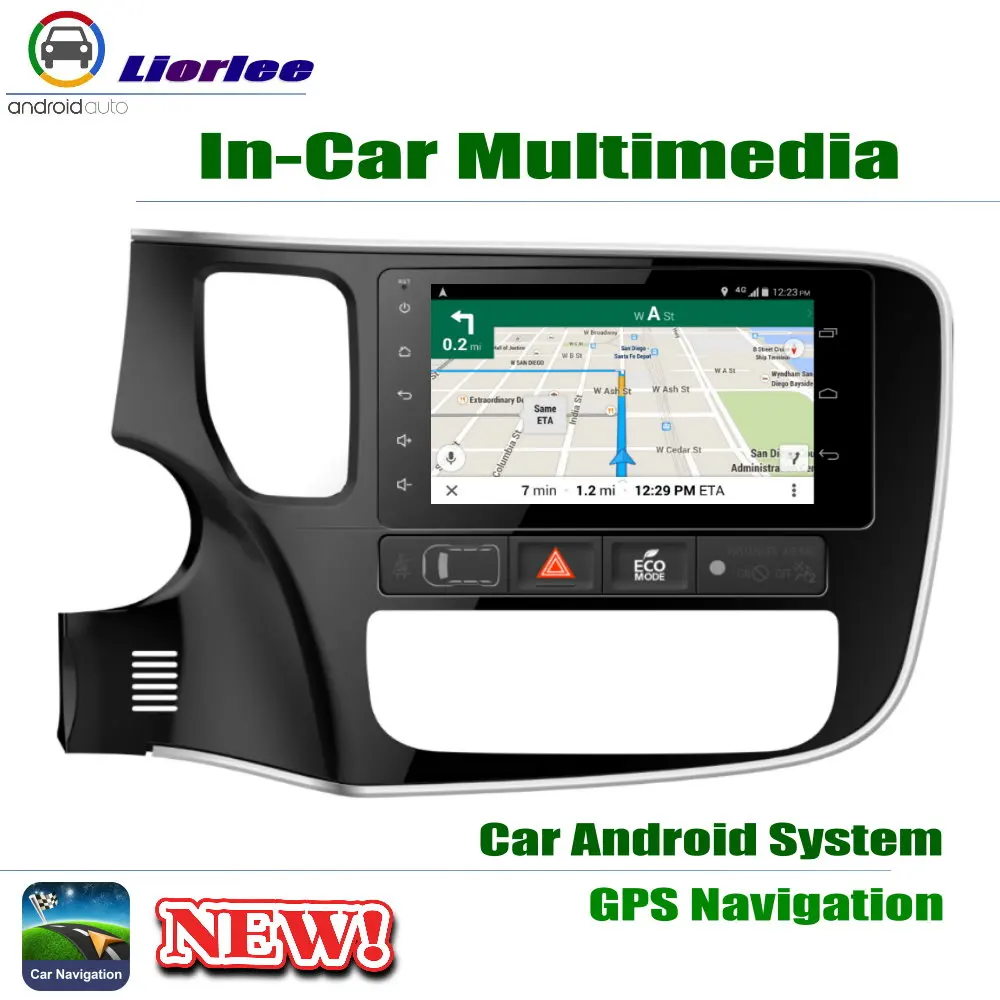 Автомобильный GPS-навигатор для Mitsubishi Outlander 2013 ~ 2018 Автомобильная GPS-навигация