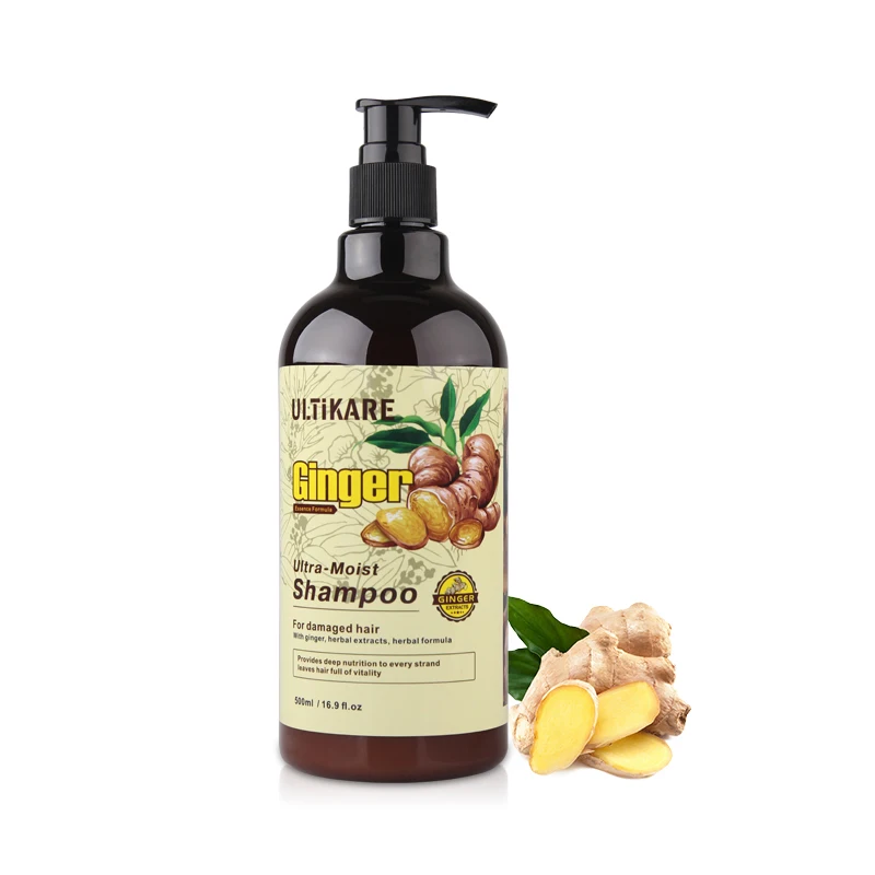 Увлажняющий и восстанавливающий поврежденные волосы шампунь имбирного цвета