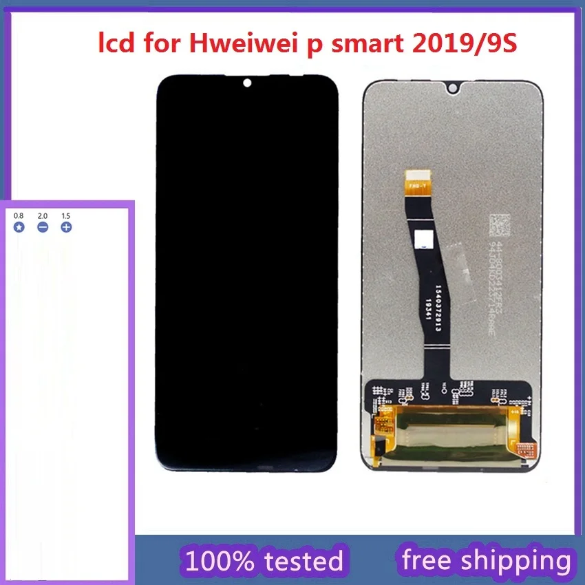 Оригинальный 10 сенсорный дисплей 6 21 дюйма с рамкой для Huawei P Smart 2019 ЖК 9S экран