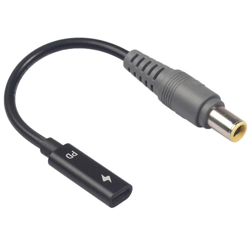 USB Type C женский PD зарядный кабель шнур для Lenovo Thinkpad X61S R61 T410 T420S T400 T430 SL400 E425 зарядное