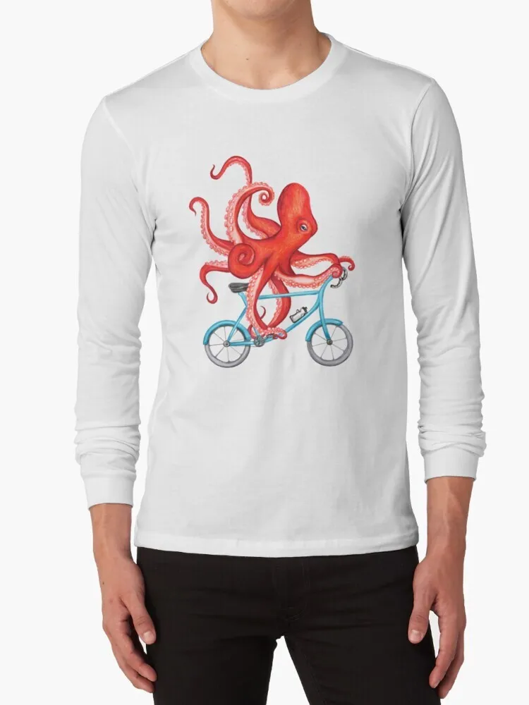 Футболка для велоспорта Осьминог 100% хлопок