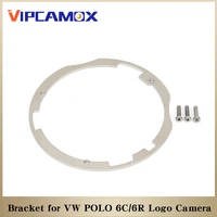 bracket frame for vw polo 6c6r logo flipping camera with 3 bolts for reverse camera emblem rearview camera for polo r6c6rgti