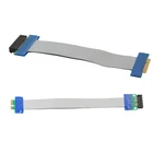PCI-E 1X 4X ленточный Удлинительный кабель PCI Express PCIE Райзер карта преобразователь удлинитель для графической карты GPU Майнер 1 шт.