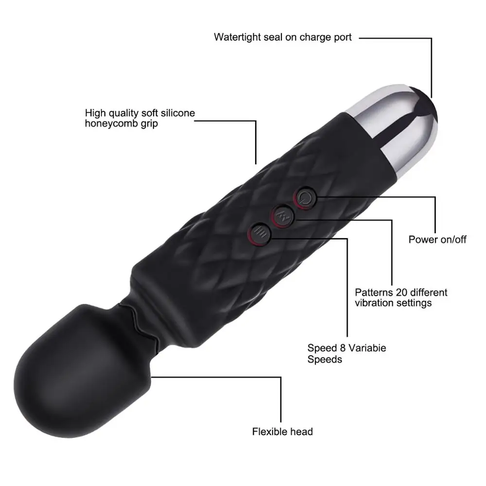 AYIYUN Мощная Волшебная Палочка Вибратор Секс-Игрушки для Женщин Стимулятор