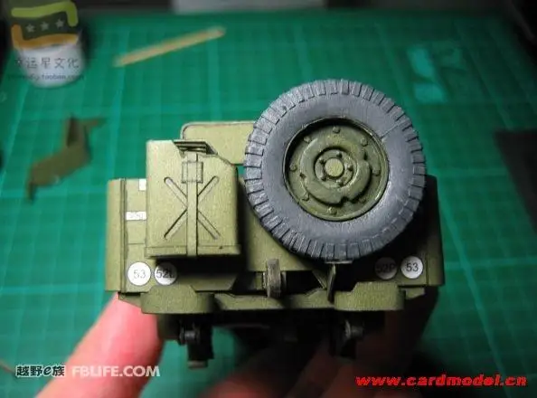 3D стерео бумажная модель ручной работы камуфляжная военная Hummer сделай сам