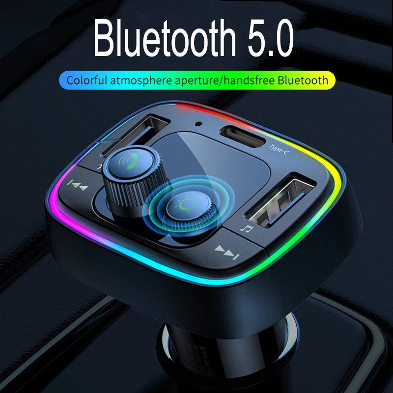 Автомобильный MP3 плеер Bluetooth 5 0 fm передатчик автомобильный комплект громкой связи