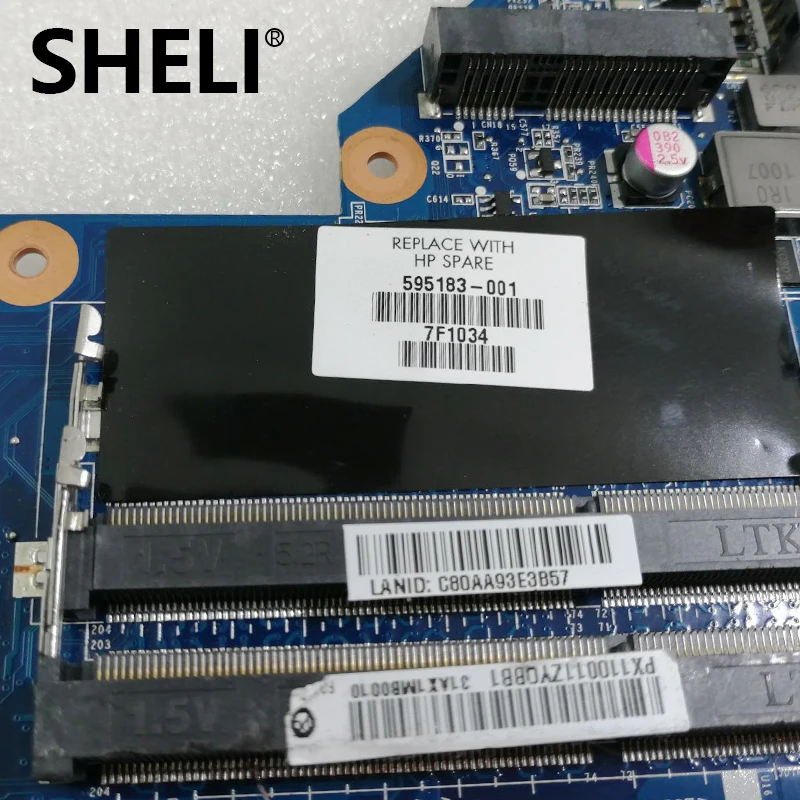 CQ42/CQ42/G42/G62/CQ62 595183 001 для аналогичной материнской платы ноутбука DAOAX1MB6F0 DA0AX1MB6H0 тест