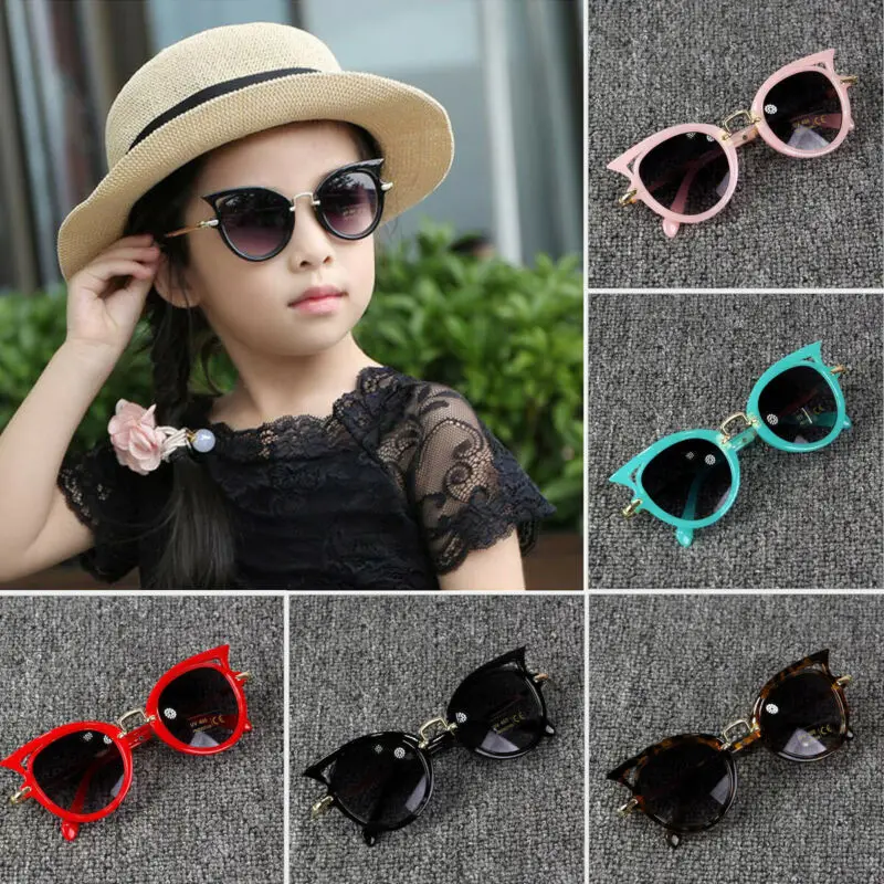 Baby Boy Girl Summer Fashion Sunglasses Kids Children Outdoor Sun Protection Glasses Eyeglasses Eyewear Goggles Kid Accessories