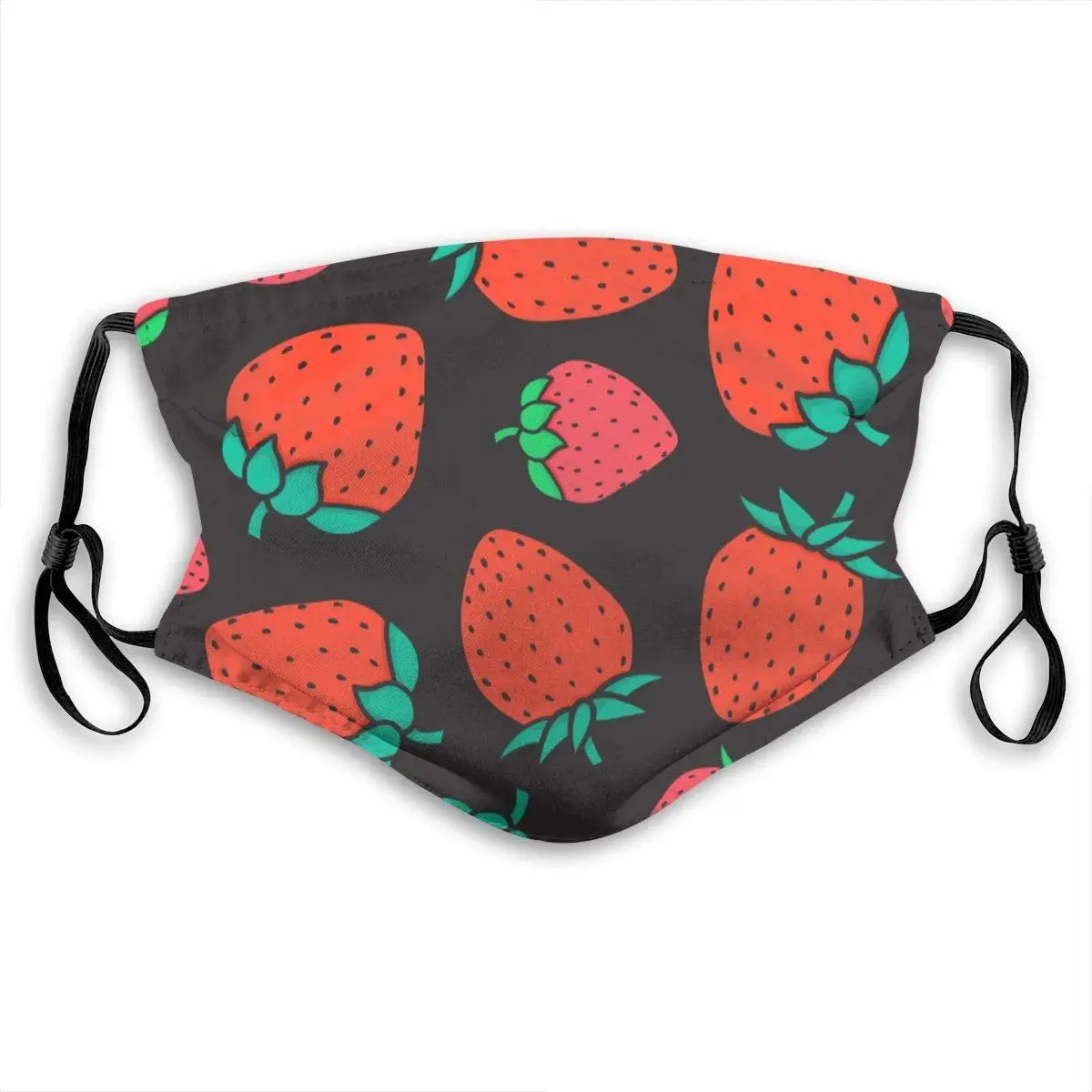 

Strawberry Pattern Unisex Anti-Pollution Mask Dust Mask with Filter Mask
