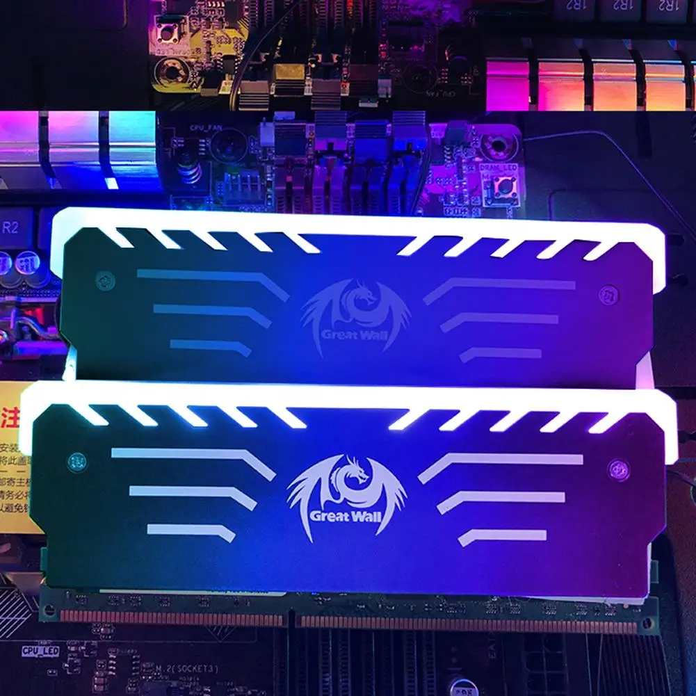 Настольный охлаждающий зажим для памяти RGB светильник 6 Автоматическая Замена RAM