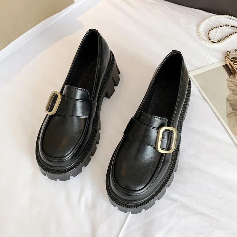 

Flats Sport Oxford Shoes Women 2022 Spring New PU Leather Casual Platform Shoes Lolita Mary Janes Shoes Walking Sneakers Mujer