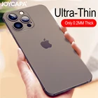 Ультратонкий матовый полипропиленовый чехол для iPhone 13, 12, 11 Pro Max, XR, X, XS, 7, 8 Plus, SE, роскошный противоударный прозрачный жесткий мини-чехол для задней панели, защита