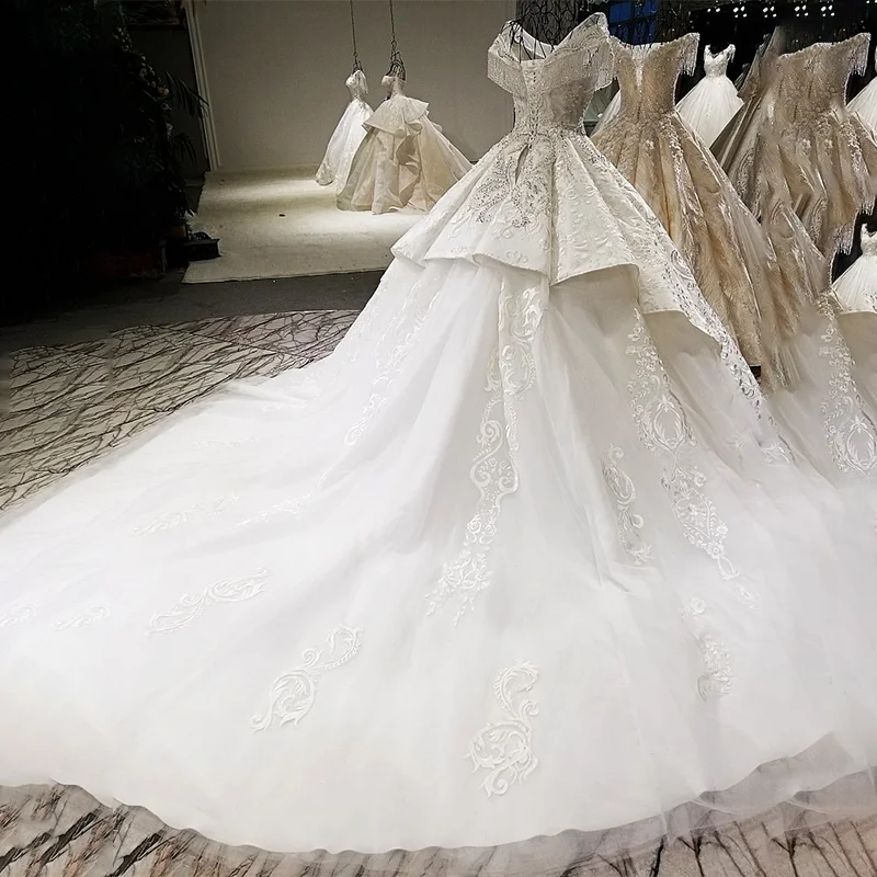 Ls41096 2018 Реальные фото показать белого цвета специальные атлас с короткими