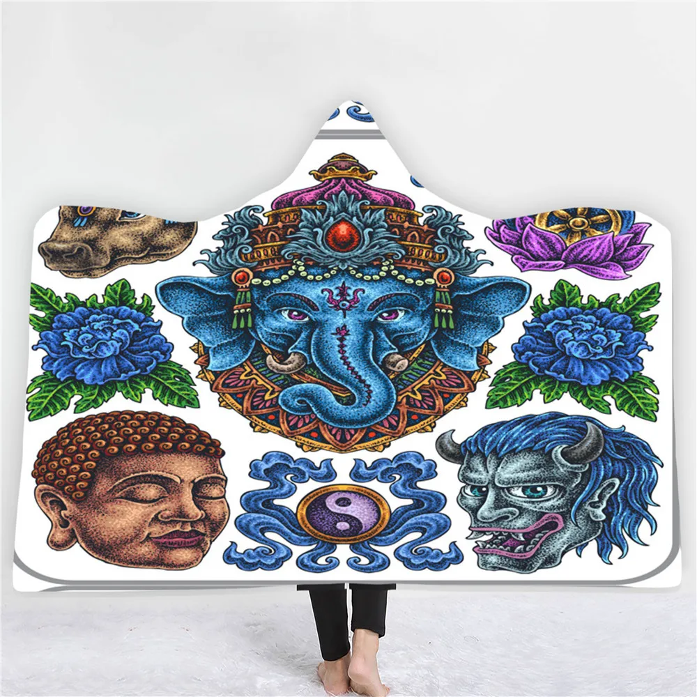 

Одеяло с капюшоном для пикника, 3D печать