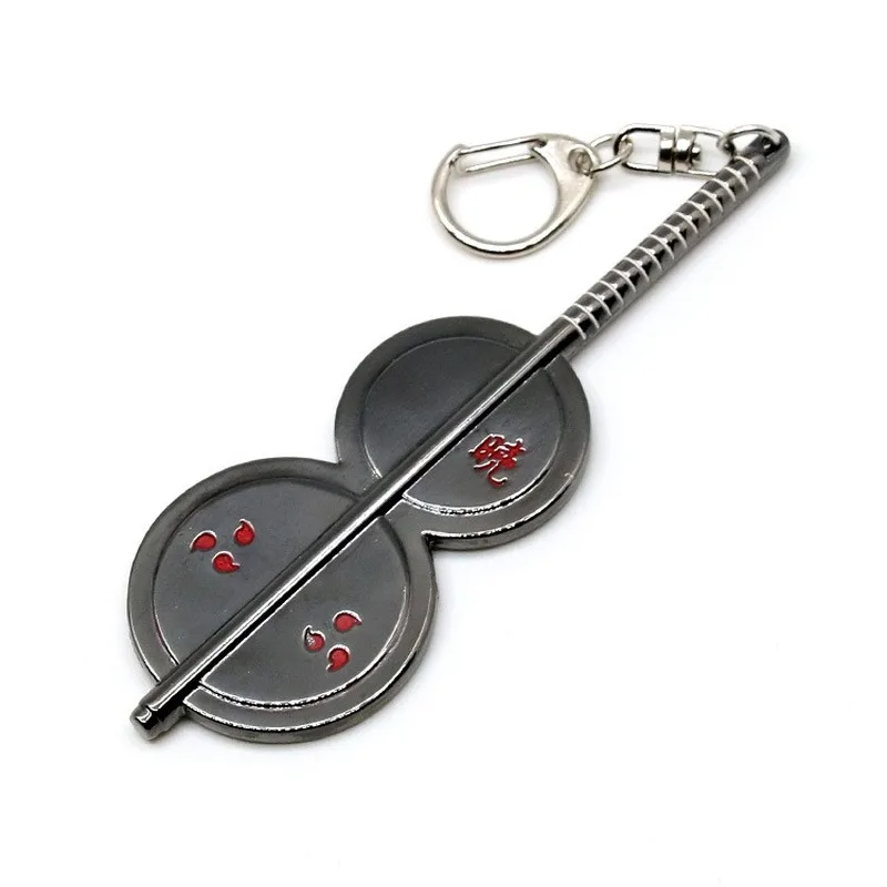 

Cartoon Anime NARUTO Peripheral Keychain Uchiha Madara Cosplay Weapon Flame Fan Props Accessories Backpack Pendant Gift