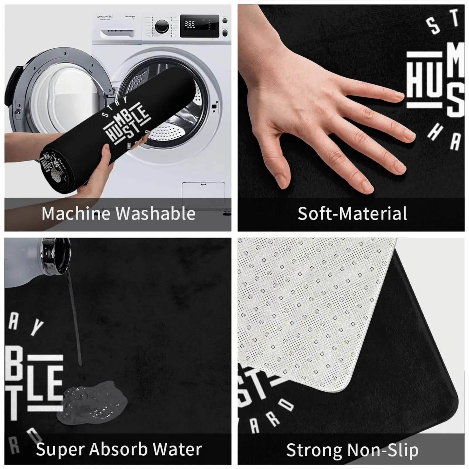 Строгий коврик для входной двери ванной скромных Рик Росс хип-хоп деньги