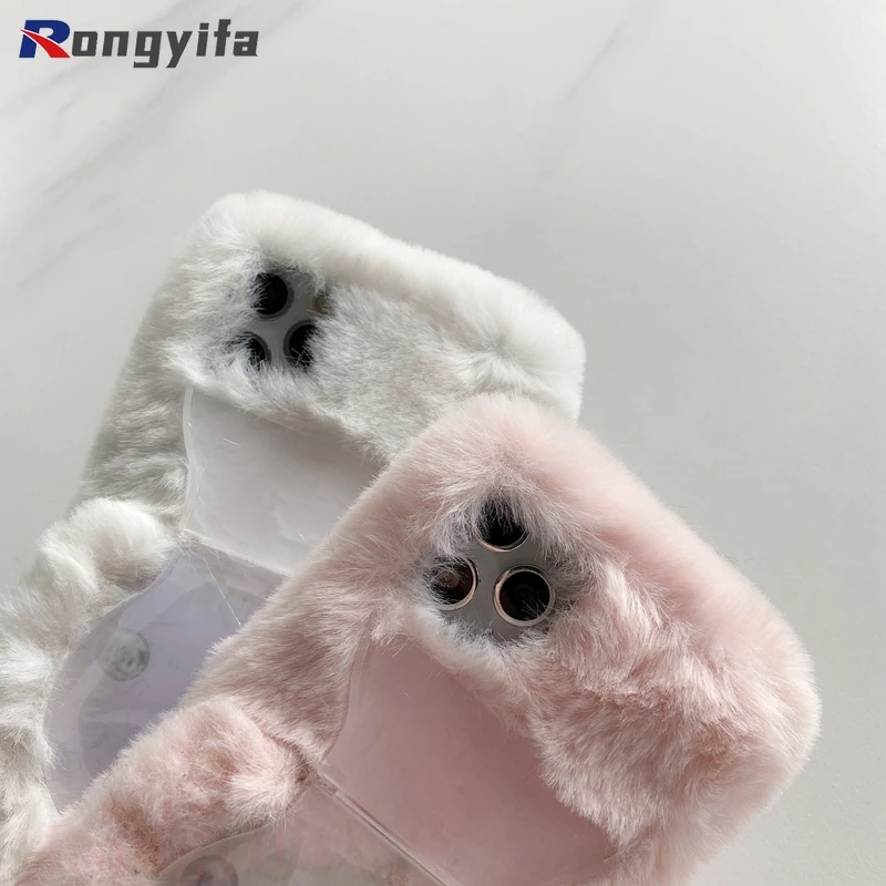 for xiaomi mi 11 10 ultra 10t 9 pro 10s cc9 note 10 a3 a2 lite poco x3 pro nfc cute cat ears phone case plush back cover free global shipping