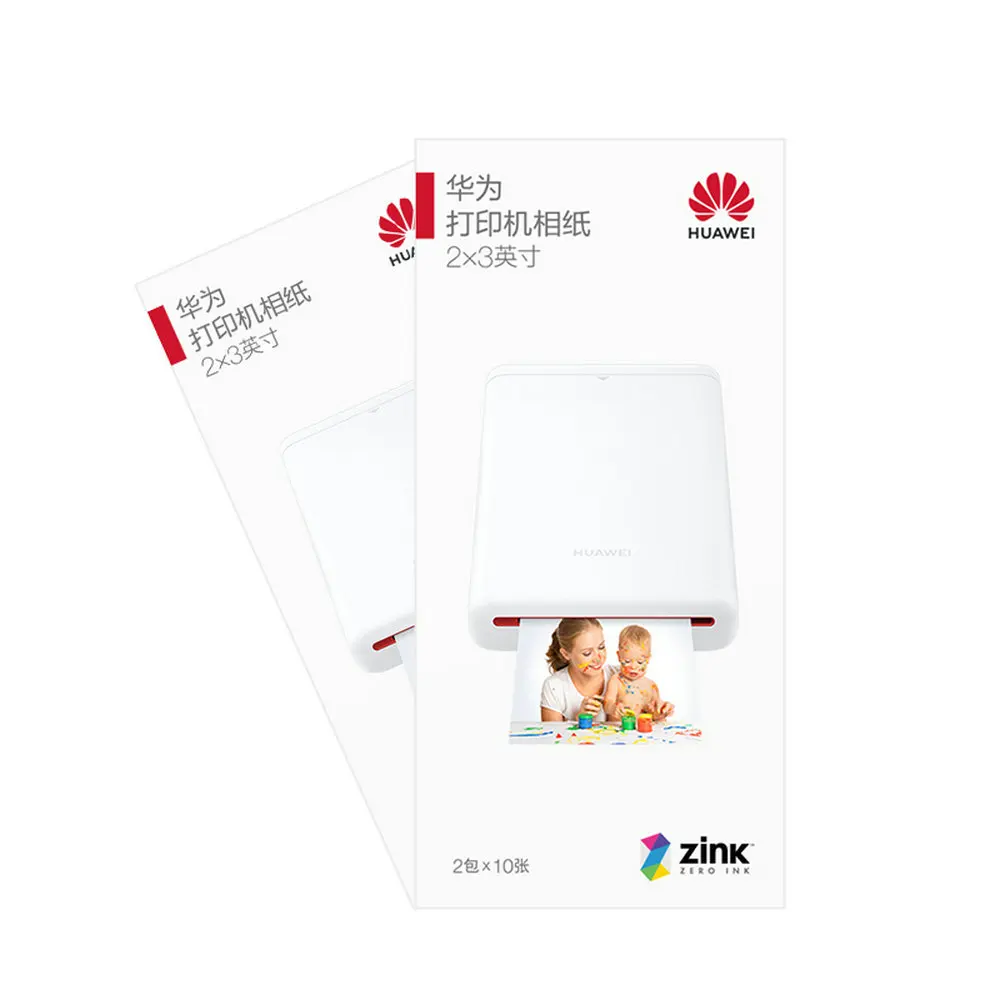 Новое поступление 6000 упаковок 20 листов HUAWEI Zink 2*3 дюйма самоклеящаяся фотобумага